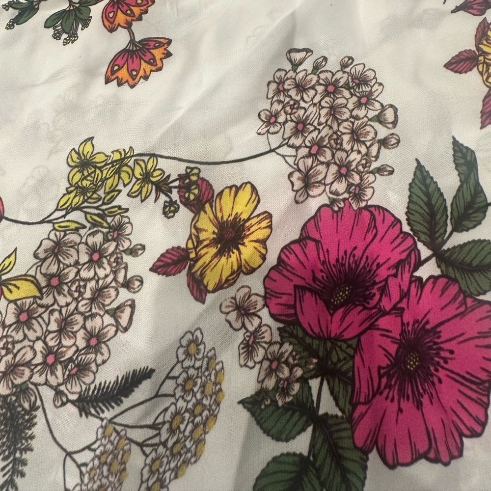 Elie Tahari Wylie Floral Sleeveless Blouse Top Size Women's Medium - Picture 5 of 11